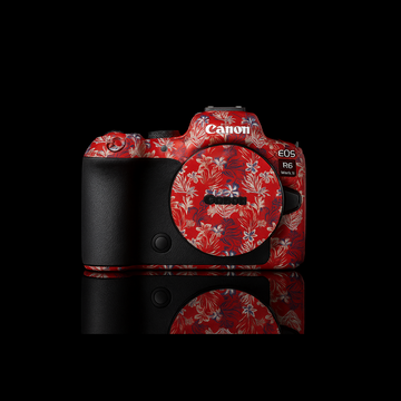 Red Blossom Floral Skin - Fits Most Models