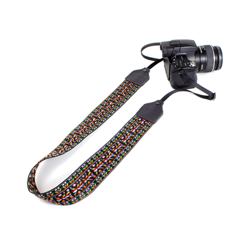 Perri's Leathers Ltd. Hootenanny Camera Strap, Pink/Black