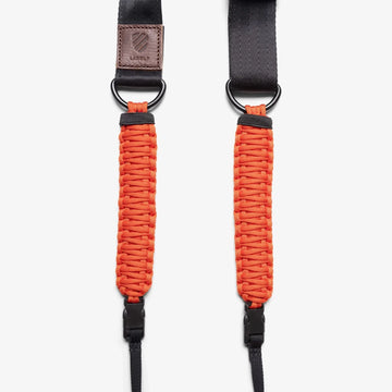 Langly Paracord Camera Strap - Tangerine