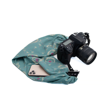 Capturing Couture Pocket Scarf Camera Strap - Dandelion