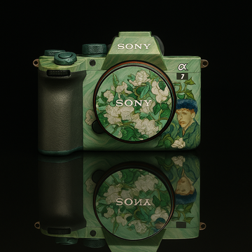Rose Garden Camera Skin - Vintage Oil Painting Wrap for Most Models