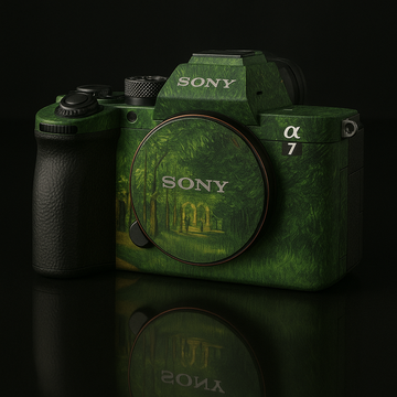 Romantic Forest Camera Skin Wrap - Artistic Vintage Texture for Universal Fit