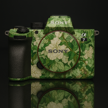 Ivory Bloom Camera Skin - Vintage Nature-Inspired Wrap for Most Models