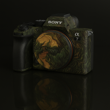 Twisting Forest Path Camera Skin - Expressionist Oil Painting Wrap for Most Models