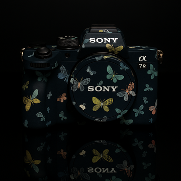 Elegant Butterfly Camera Wraps - Floral Wing Wrap for Camera Skins