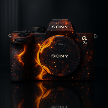 Silentfire Wraps - Minimalist Flame Art for Camera Skins