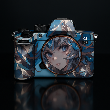 Cyber Miku Style Camera Skin – Fits Most Models