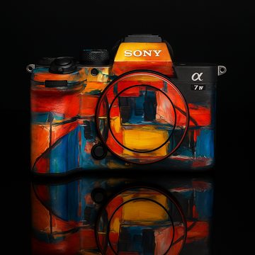 Impressionist Oil Texture Camera Skin - Fits Most Models