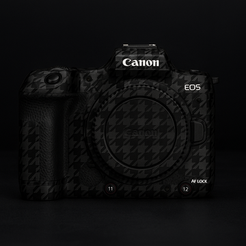 Houndstooth Black Camera Skin – Fits Most Camera Models
