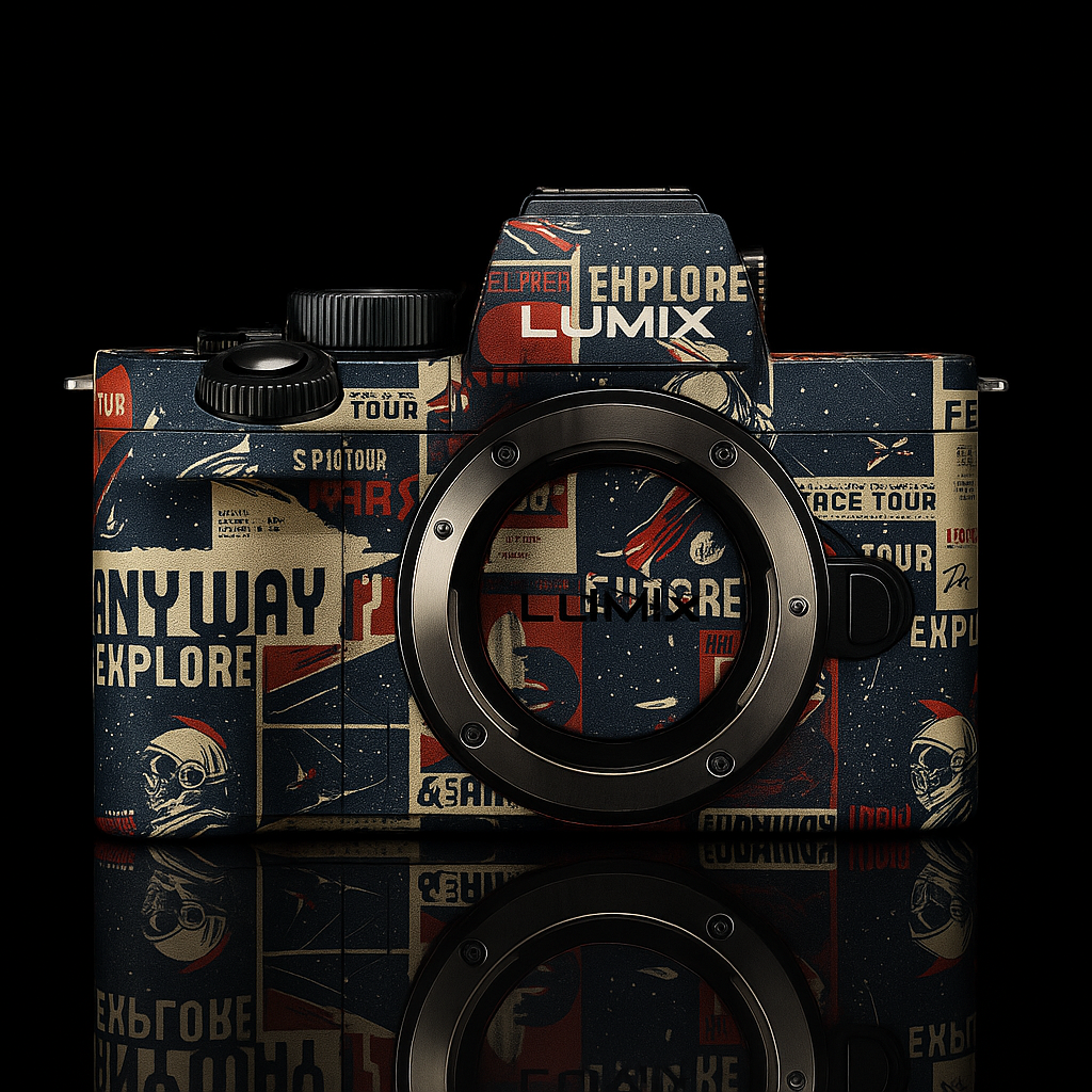 Vintage Sci-Fi Camera Skin - Fits Most Models