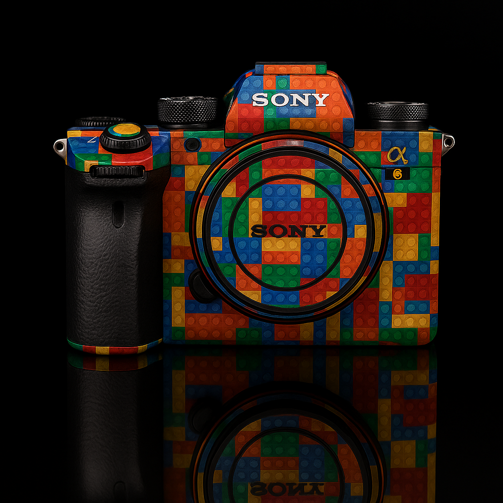 Pixel Block Pattern Camera Wrap - Fits Most Models