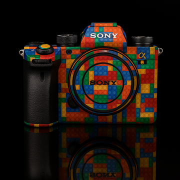 Pixel Block Pattern Camera Wrap - Fits Most Models