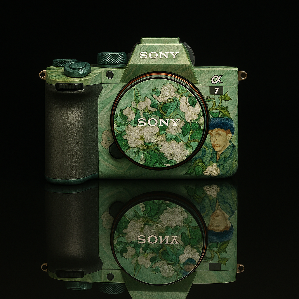 Rose Garden Camera Skin - Vintage Oil Painting Wrap for Most Models