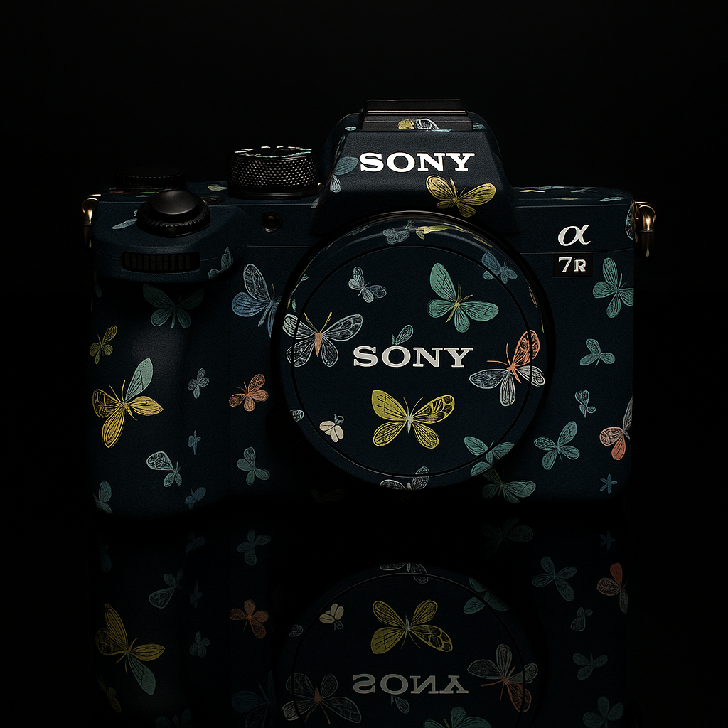 Elegant Butterfly Camera Wraps - Floral Wing Wrap for Camera Skins