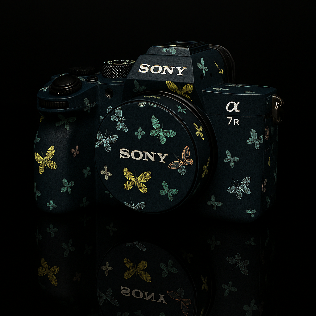 Elegant Butterfly Camera Wraps - Floral Wing Wrap for Camera Skins