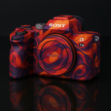 Mountain-Sea Scroll Camera Wraps - Fantasy Art for Camera Skins