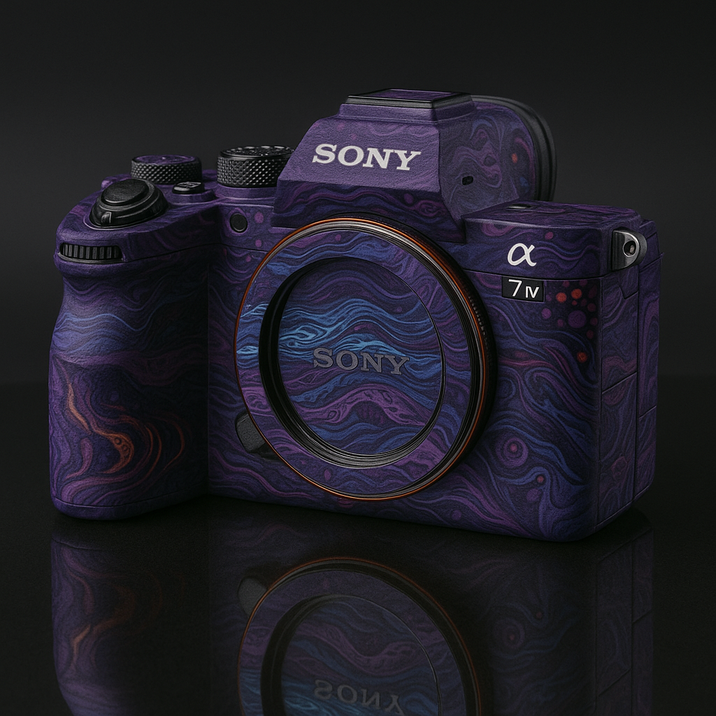 Oceanic Myth Wrap - Flowing Wave Art for Camera Skins
