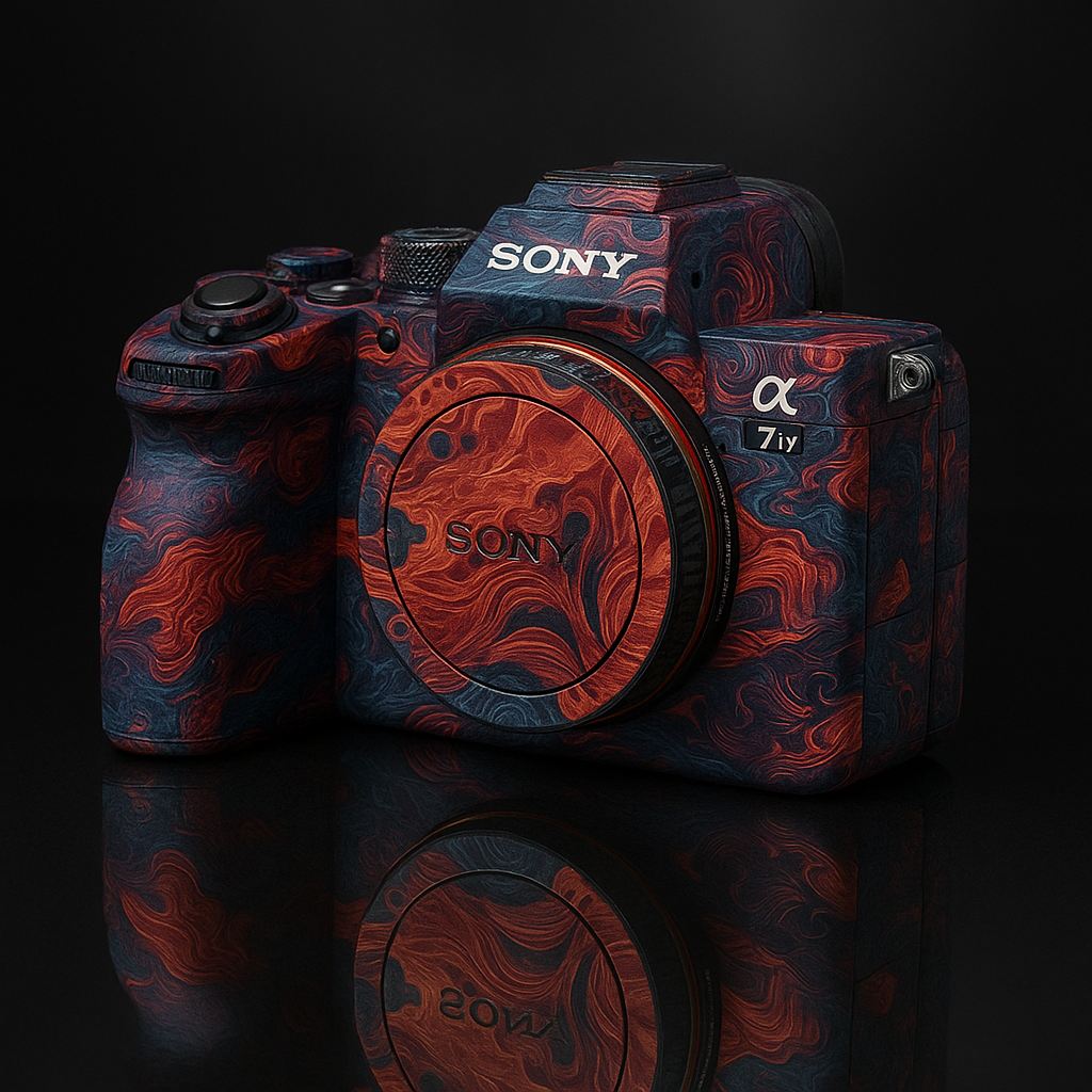 Storm of Fire & Waves - Artisan Camera Wraps for Camera Skins