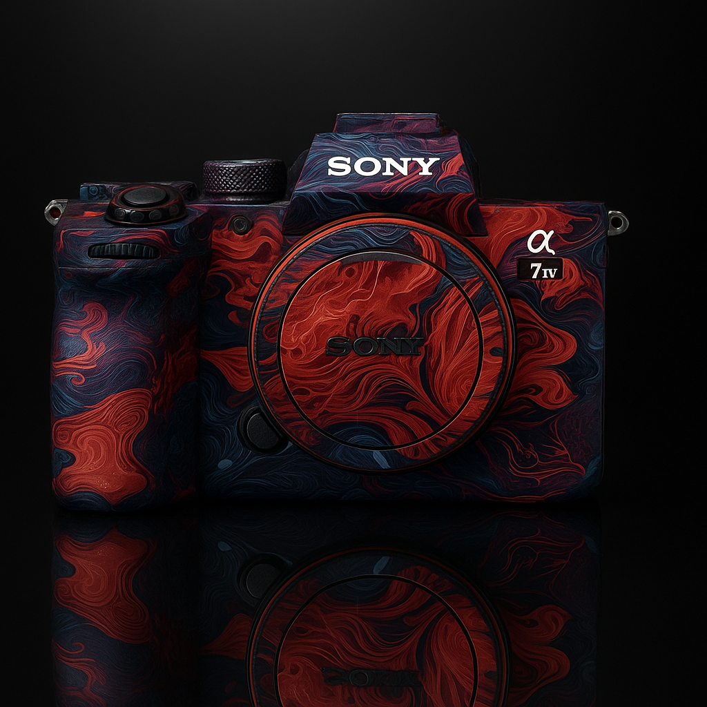 Storm of Fire & Waves - Artisan Camera Wraps for Camera Skins
