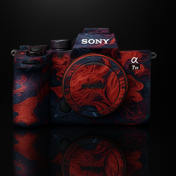 Storm of Fire & Waves - Artisan Camera Wraps for Camera Skins
