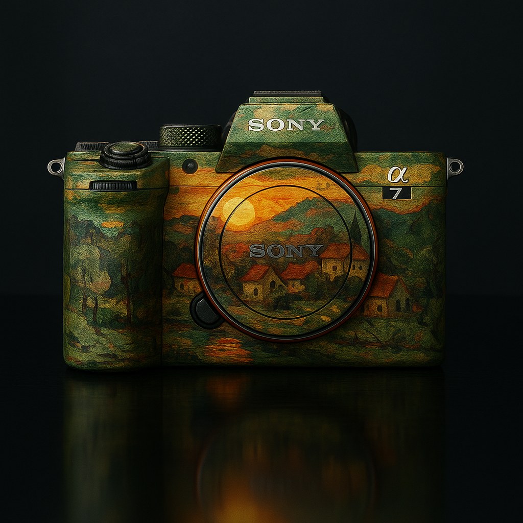 Sunset Fields Camera Skin - Fits Most Models