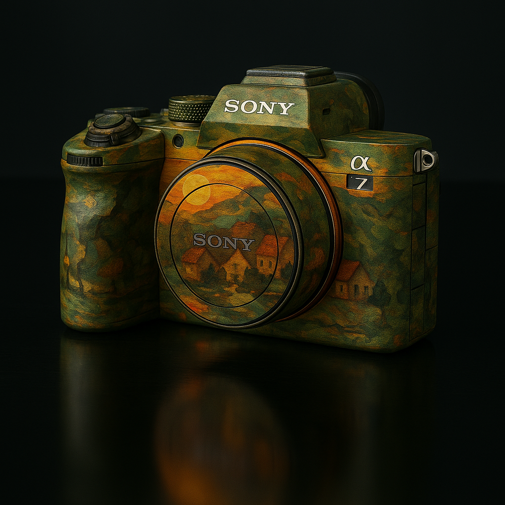 Sunset Fields Camera Skin - Fits Most Models