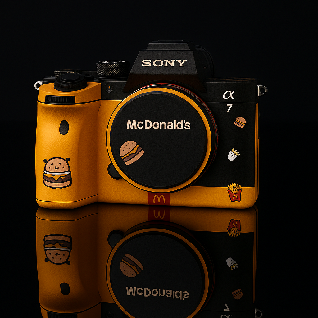 Burger Pop Camera Skin - Fits Most Models