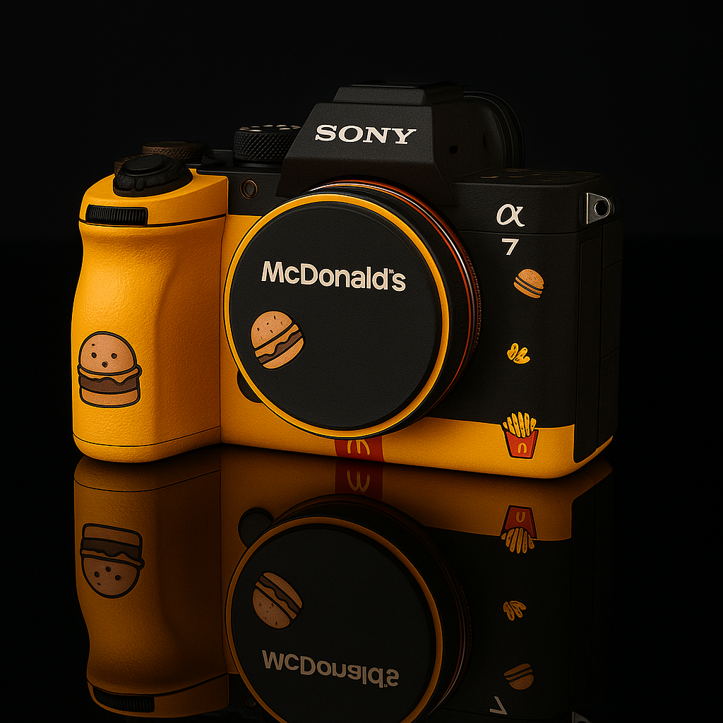 Burger Pop Camera Skin - Fits Most Models