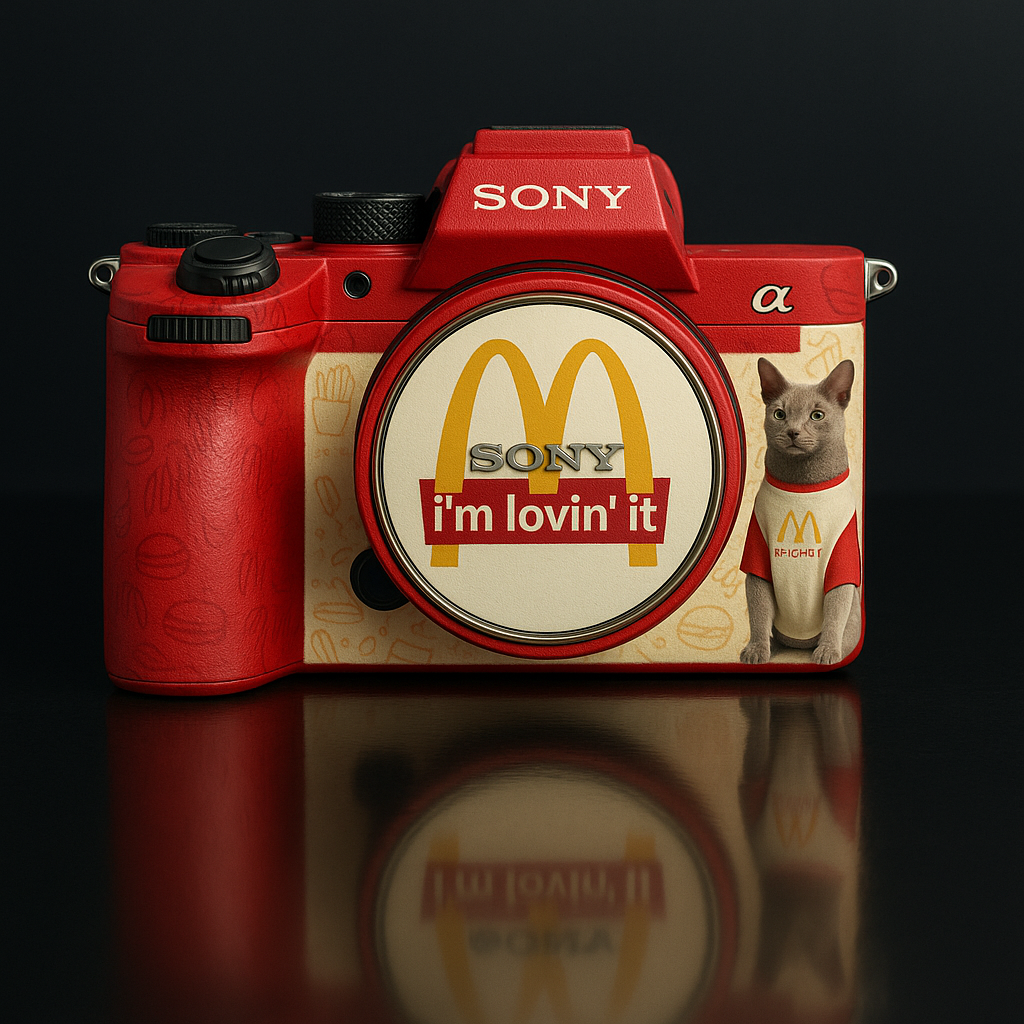 Fast Food Kitty Camera Skin - Fits Most Models