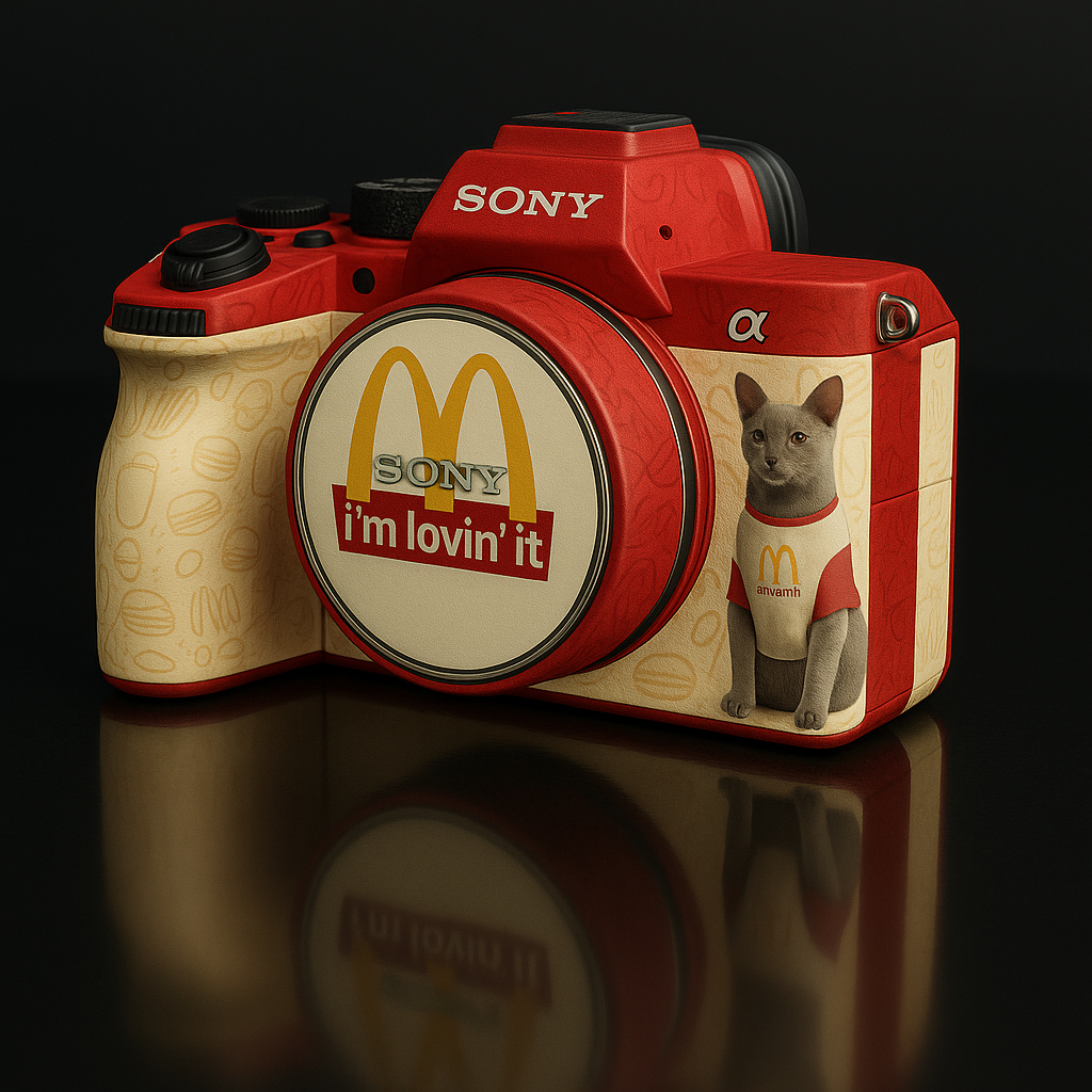 Fast Food Kitty Camera Skin - Fits Most Models