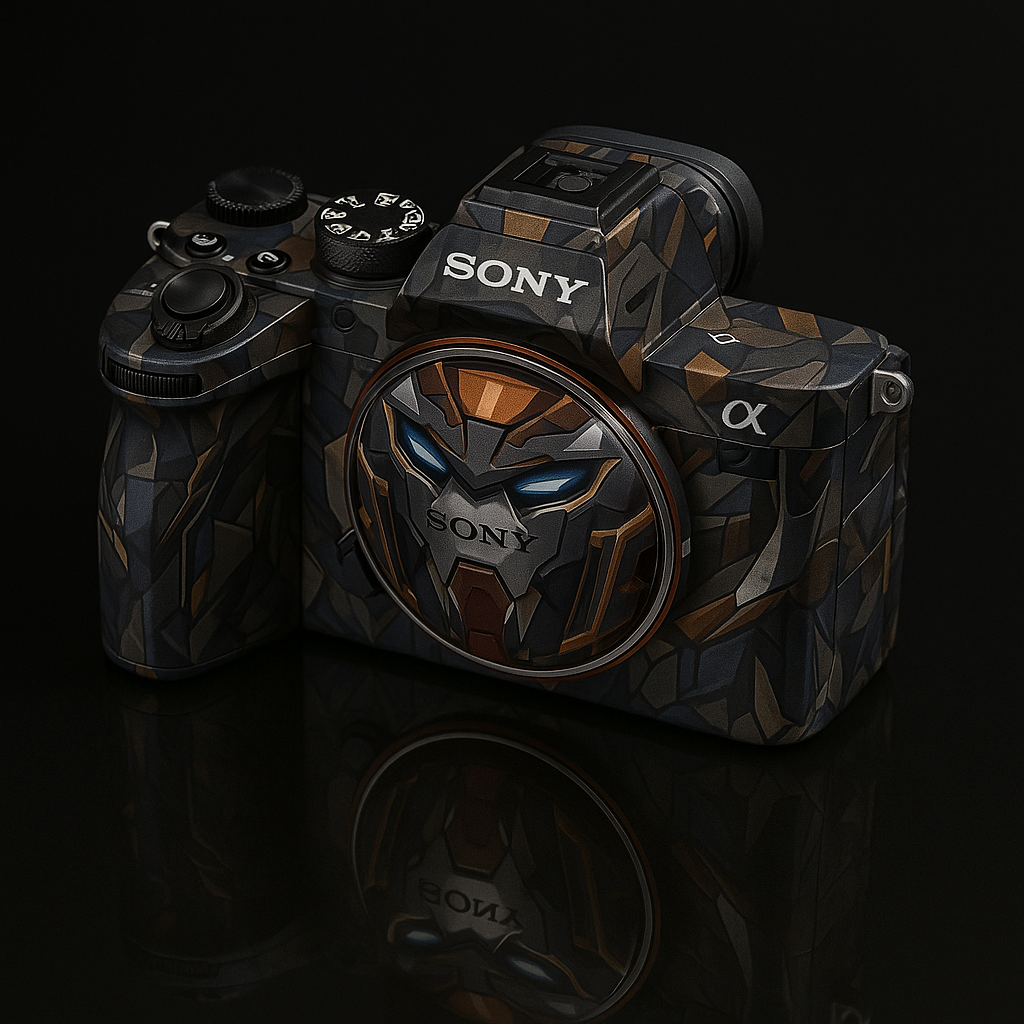 Cyber Mecha Camera Skin – Fits Most Models
