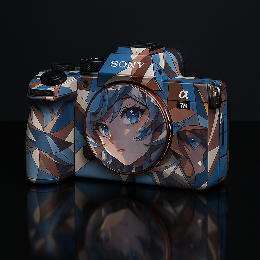 Cyber Miku Style Camera Skin – Fits Most Models