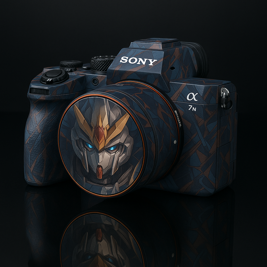 Azure Warlord Camera Skin – Fits Most Models
