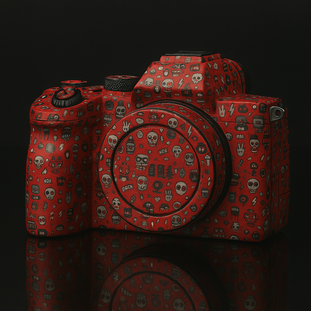 Toxic Doodles Camera Skin - Fits Most Models