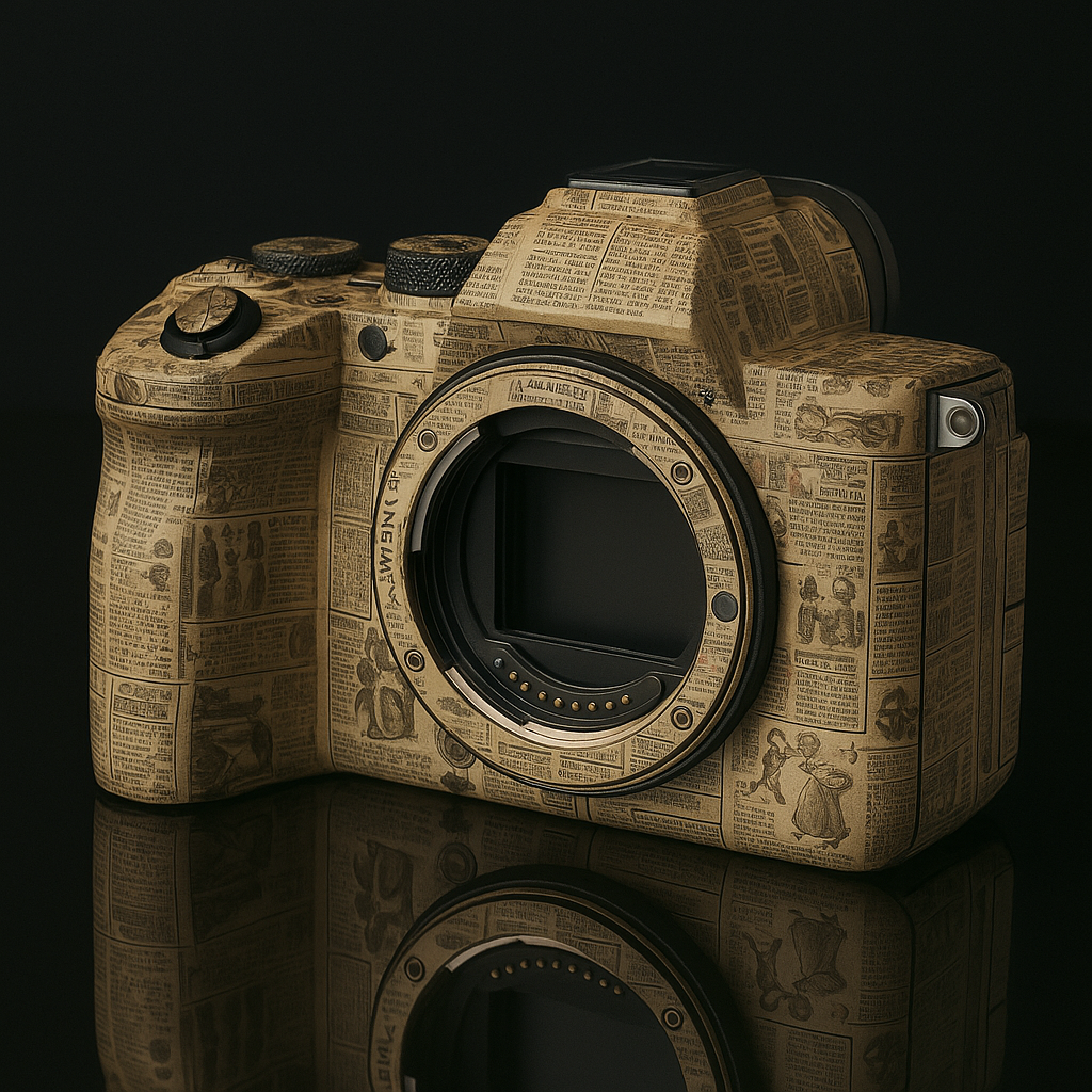 Vintage Gazette Camera Skin - Fits Most Models