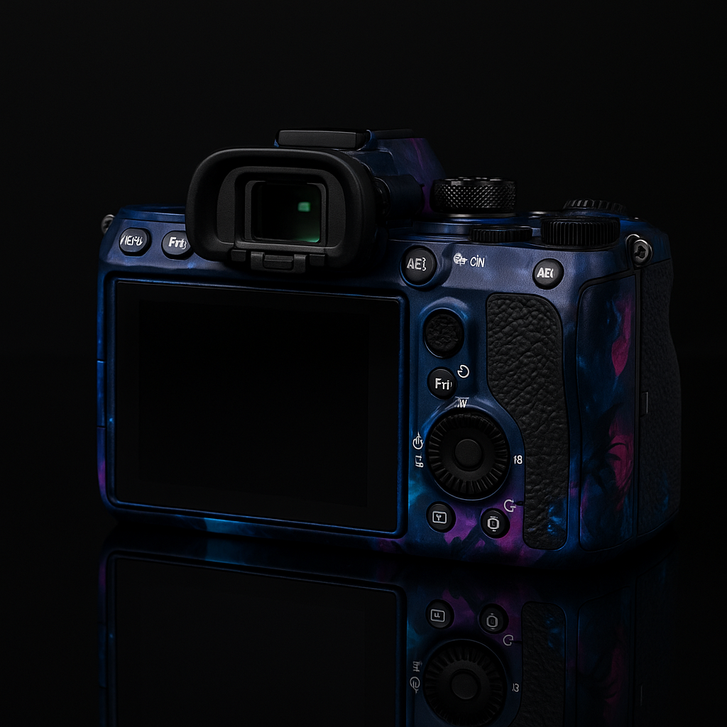 Neon Tiger Gaze Camera Skin - Fits Most Models