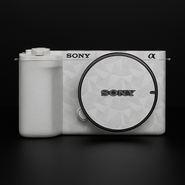 Nordic Triangle White Camera Skin – Fits Most Camera Models