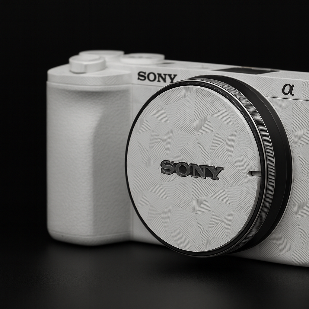 Nordic Triangle White Camera Skin – Fits Most Camera Models