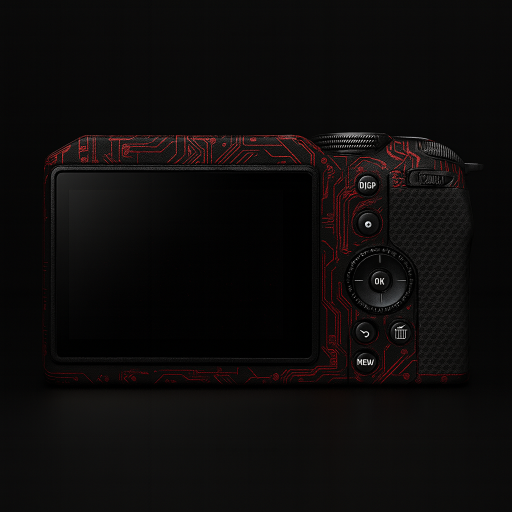 Circuit Red Camera Skin – Fits Most Camera Models