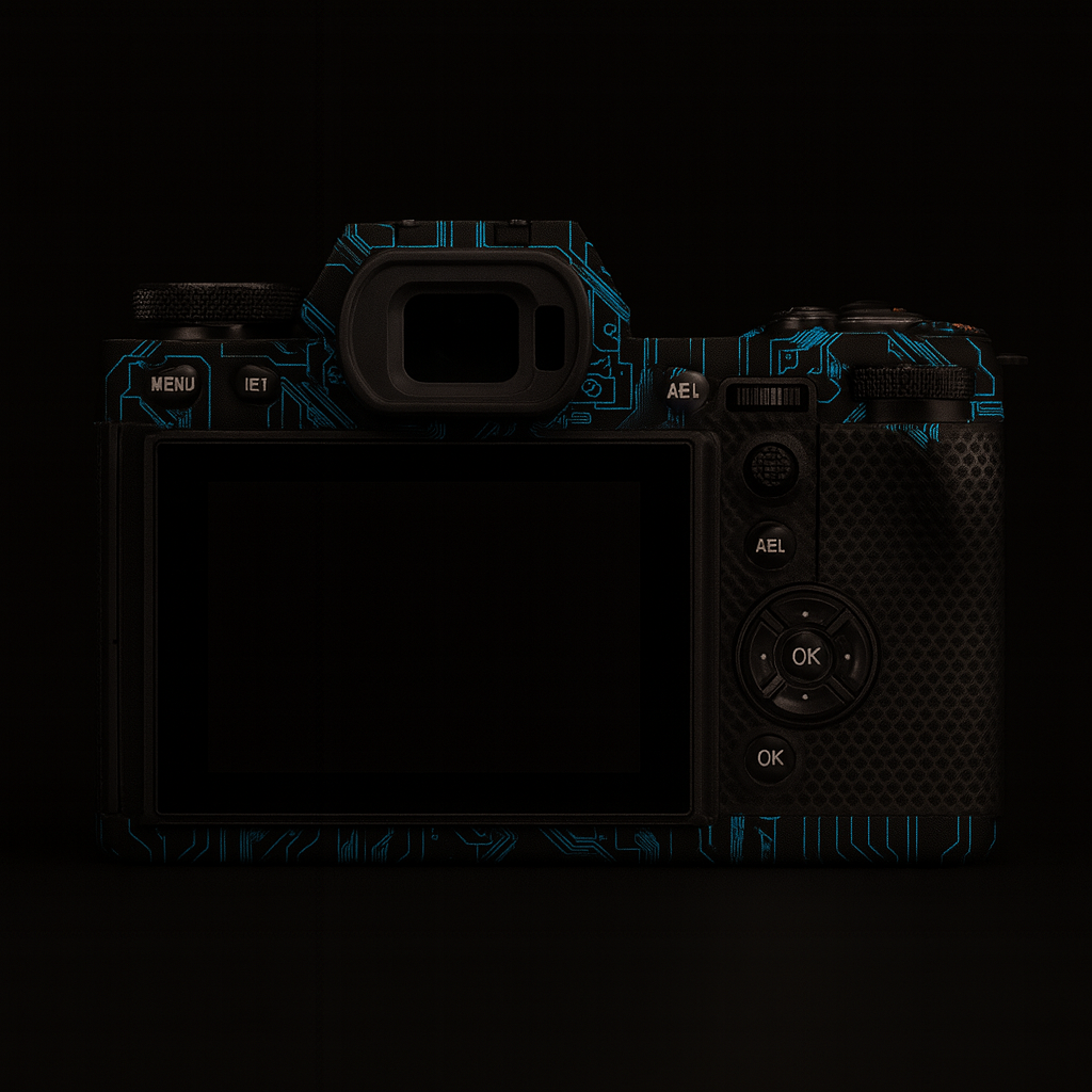 Circuit Blue Camera Skin – Fits Most Camera Models