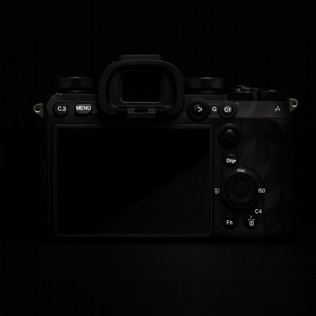 Blade Shadow Black Camera Skin – Fits Most Camera Models