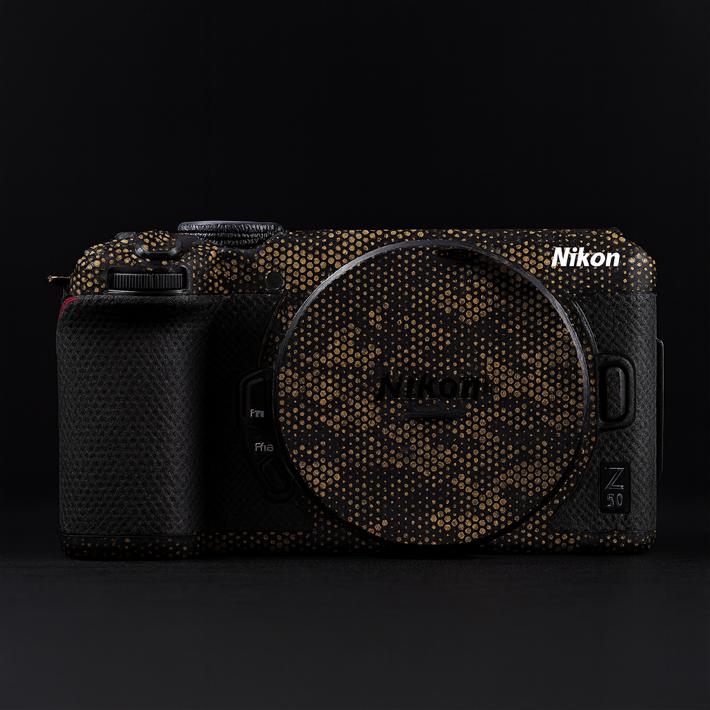 Snake Scale Gold Camera Skin – Fits Most Camera Models