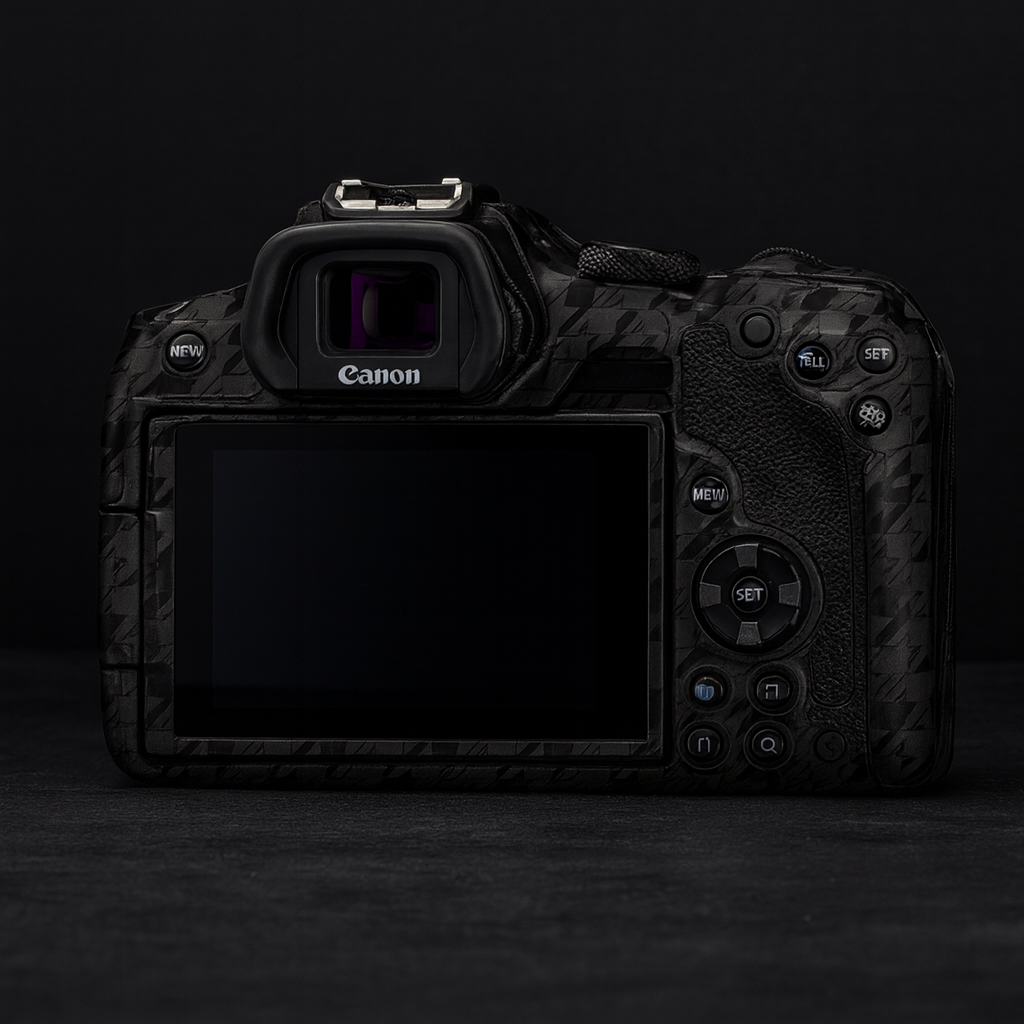 Houndstooth Black Camera Skin – Fits Most Camera Models