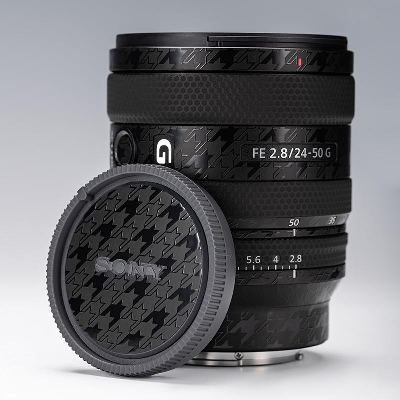 Houndstooth Black Lens Skin – Fits Most Lens Models
