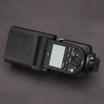 Flash Protector Skin, Carbon Fiber Matte for Sony HVL-F60RM2