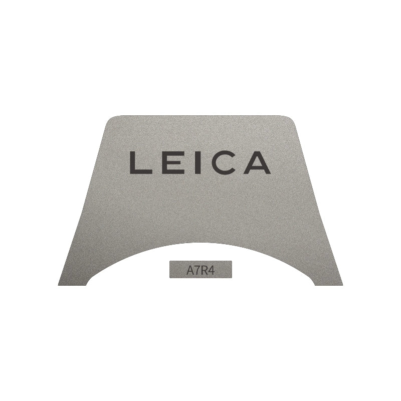 Silver / Titanium Logo Protective Film for Sony A7R4 / Sony A7S3 Cameras
