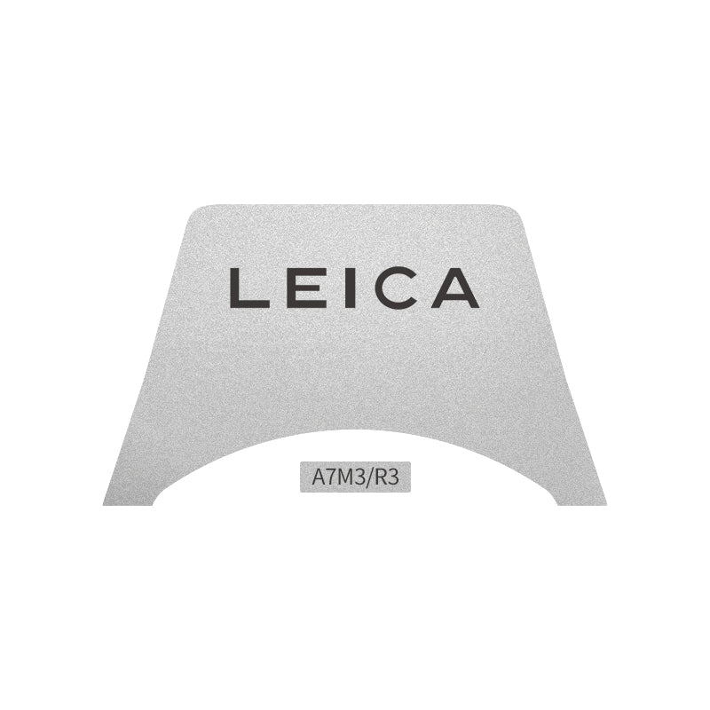 Silver Top Logo Protective Film for Sony A7M3 / Sony A7R3 / Sony A7M2 / Sony A7R2 / Sony A7S2 Cameras