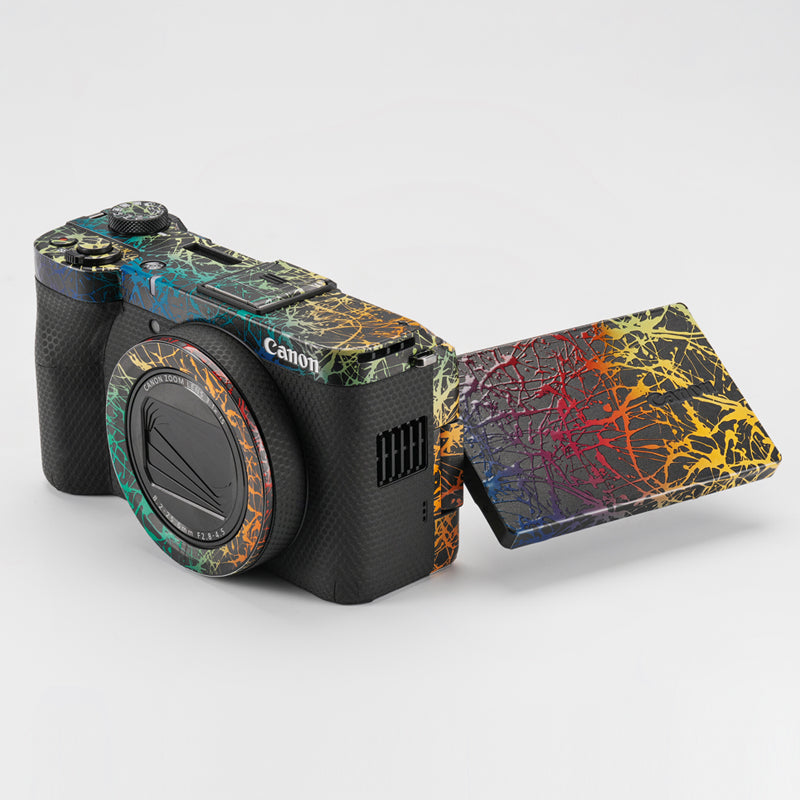 Ink Splash Color 3M Camera Skin – Fits Most Camera Models