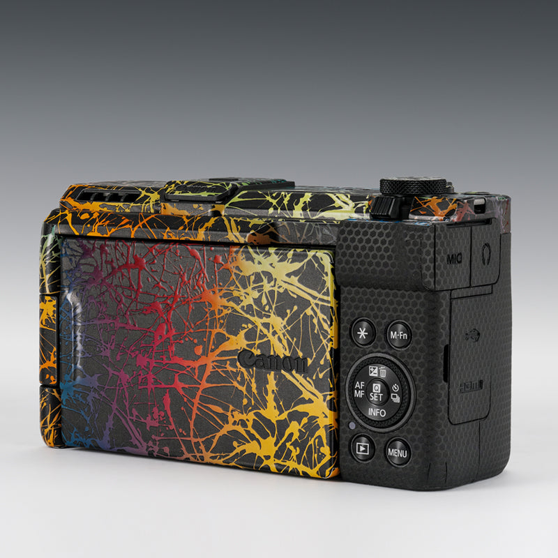 Ink Splash Color 3M Camera Skin – Fits Most Camera Models