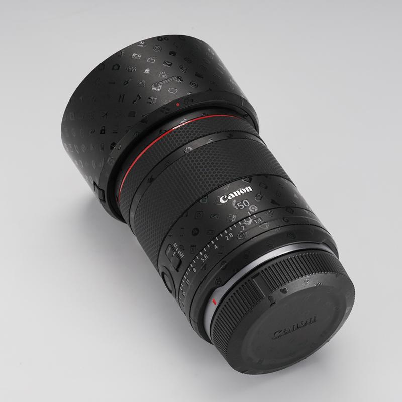 Digital Black Lens Skin – Fits Most Lens Models